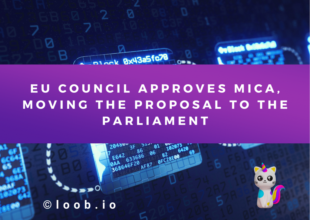 EU Council approves MiCA, moving the proposal to the parliament